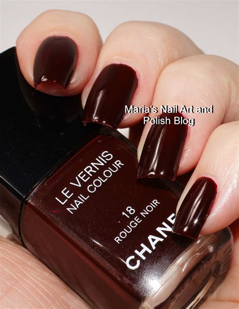 chanel rouge noir nail varnish